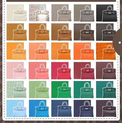 hermes birkin bag colors 2012|Hermes Birkin color chart.